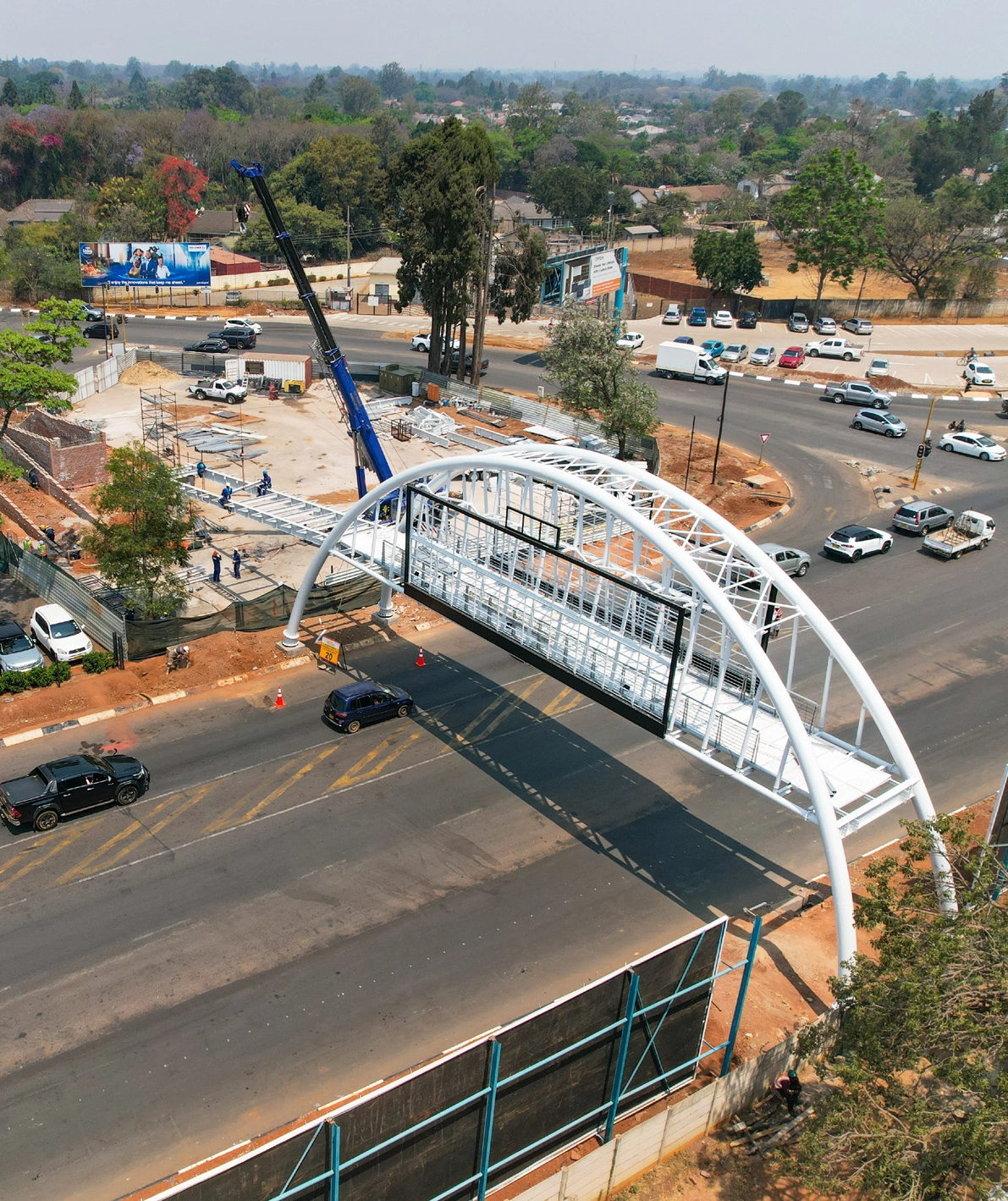 ELEGANT FOOTBRIDGE AT HIGHLAND PARK LINKS HARARE’S PREMIER SHOPPING DESTINATIONS